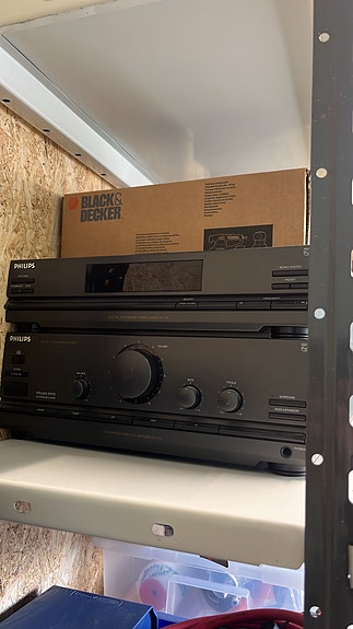 Philips hifi-vahvistin ja soitin