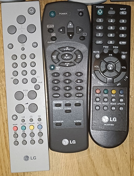 LG Kaukosäädin (4kpl.)