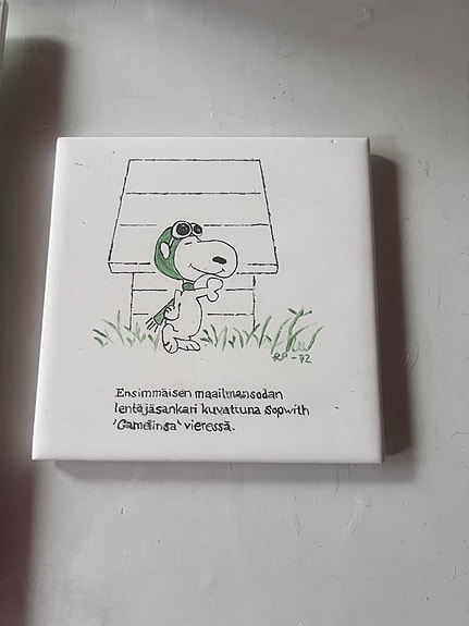 Pukkila Snoopy -laatta