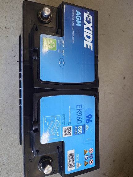 Exide AGM akku