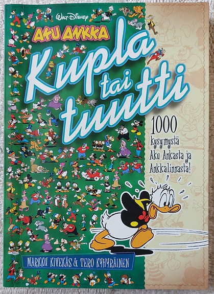 Aku Ankka Kupla tai tuutti kirja