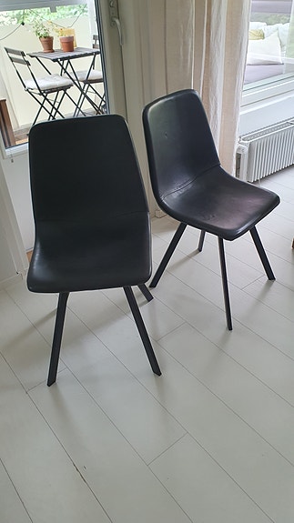 Mustat tuolit 2kpl