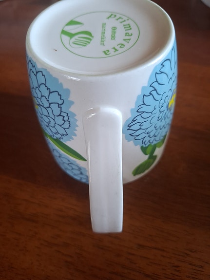 Iittala Primavera muki Turkoosi kukkakuvio