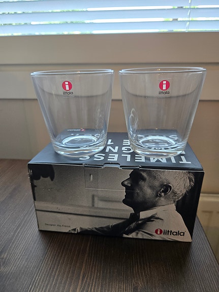 Iittala kartio lasit 2kpl