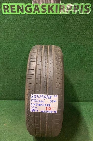1kpl 225/50R18 Pirelli Cinturato P795W kesä 4,5mm