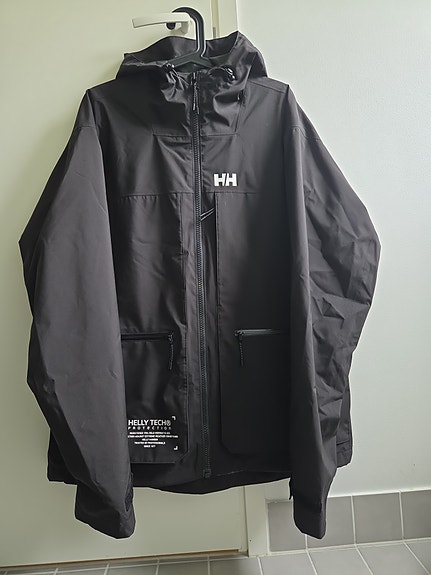 Helly Hansen Move Hooded Rain Jacket, XL)