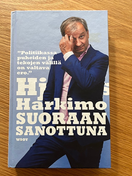 Hjallis Harkimo: Suoraan sanottuna -kirja