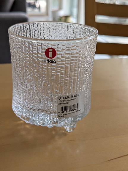 Iittala Ultima Thule juomalasit kirkas 2kpl