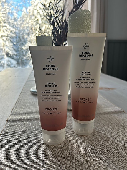 Four Reasons bronze shampoo ja treatment