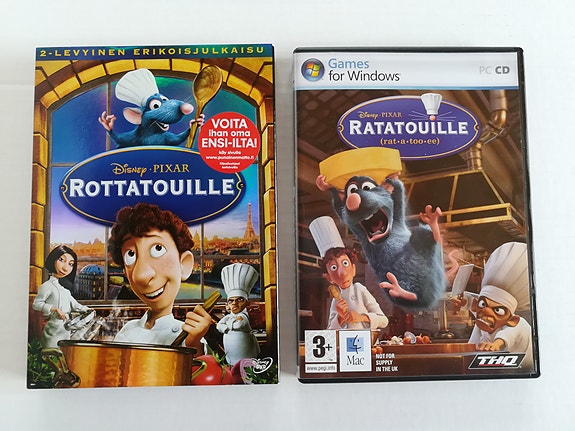 Rottatouille DVD ja PC