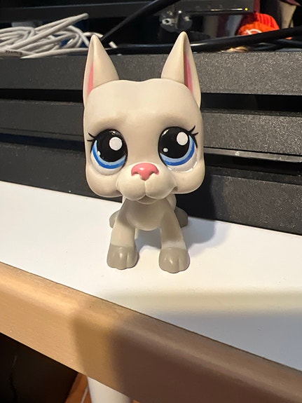 LPS tanskandoggi-figuuri