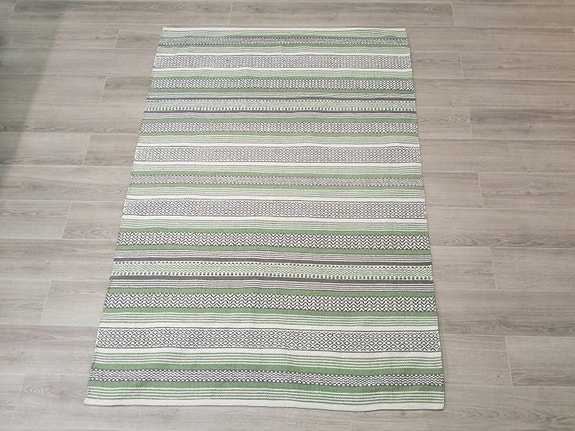 Suvi puuvillamatto 140x200 cm, vihreä