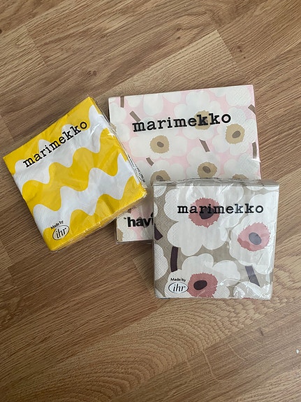 Marimekko-servetit 3 pkt