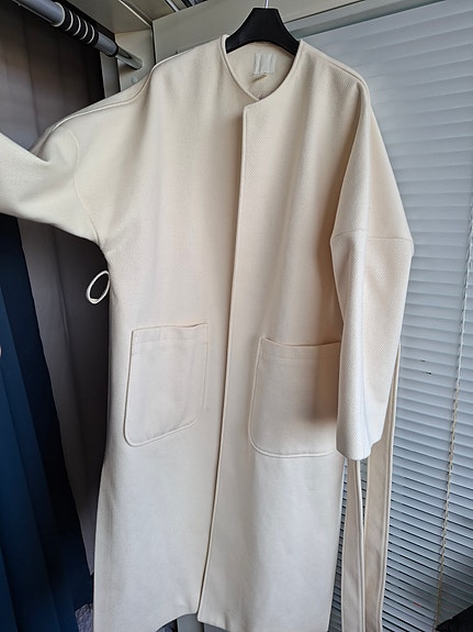 H&M pitkä takki S beige naisten