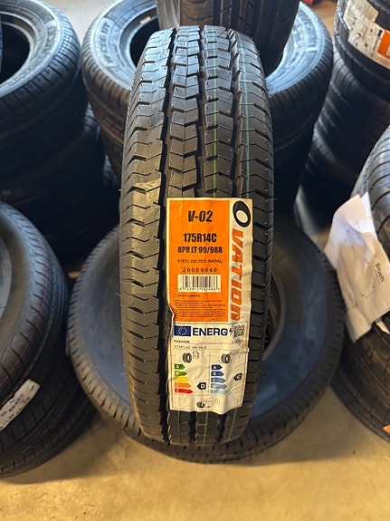 4kpl Uudet Ovation 175R14C pakettiauton kesärenkaat