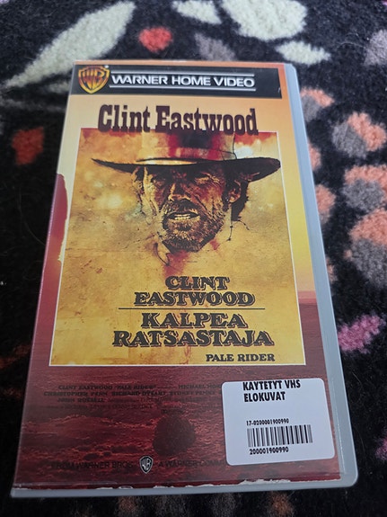 Kalpea ratsastaja (Pale Rider, 1985) VHS – Siisti Fazer Video / Warner