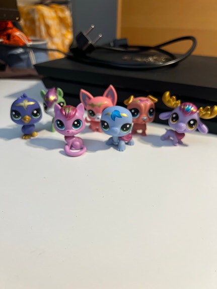 Littlest Pet Shop Lucky pets crystal ball-sarjasta 7kpl