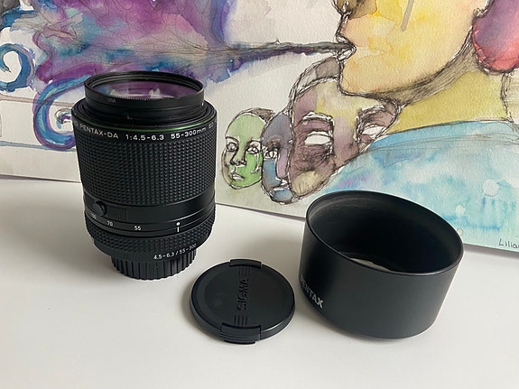 HD Pentax DA 55–300mm f/4.5–6.3 ED PLM WR RE telezoom-objektiivi