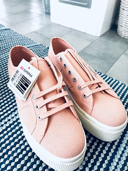 Superga kangastennarit koko 40 vaaleanpunainen