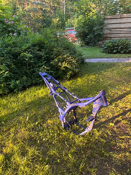 Yamaha wr125x 2009 runko sininen (rekisterissä)