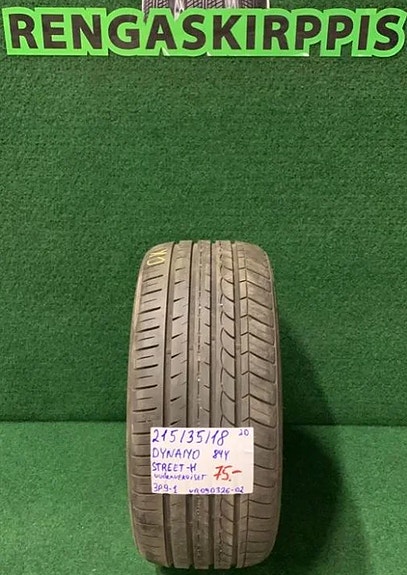1kpl 215/35R18 Dynamo Street-H 84Y kesä uudenveroiset