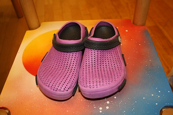 Lasten crocs-tyyliset kengät k.33 violetti unisex