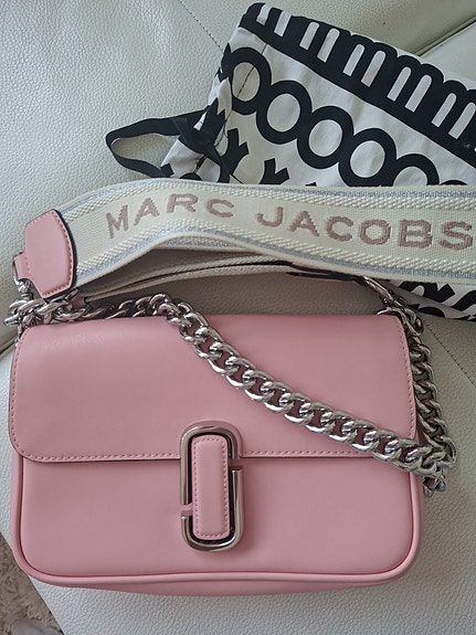 Marc Jacobs nahkalaukku vaaleanpunainen naisten olkalaukku