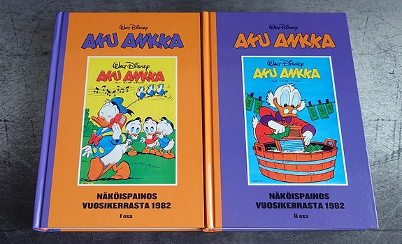 Aku Ankka näköispainos 1982 (osat 1 & 2) UUSI