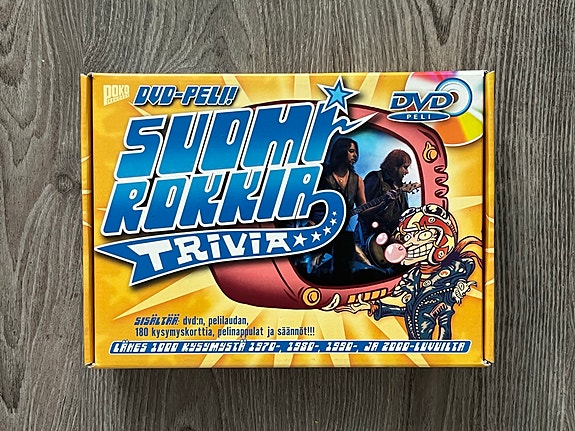 Suomirokkia Trivia DVD-peli