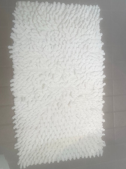 Luhdan valkoinen WC/kylpyhuonematto