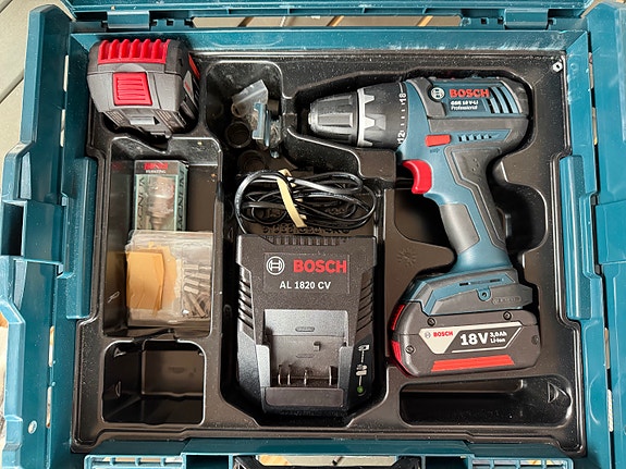 Bosch GSR 18 V-LI Professional-akkuporakone 18V
