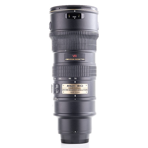 Nikon AF-S Nikkor 70-200mm f/2.8G ED VR -objektiivi (käytetty)