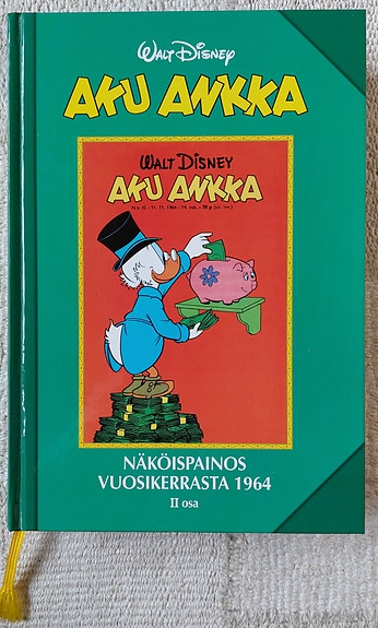 Aku Ankka näköispainos vuosikerrasta 1964 sarjakuva-albumi