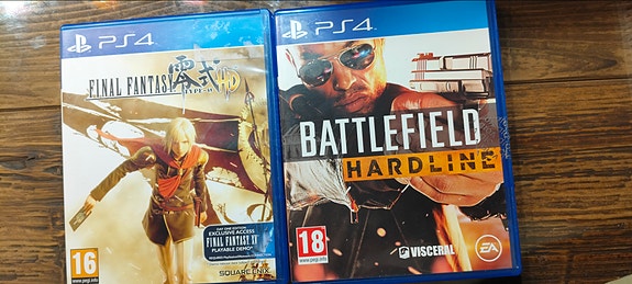 PS4 pelit Battlefield Hardline ja Final Fantasy Type-0 HD