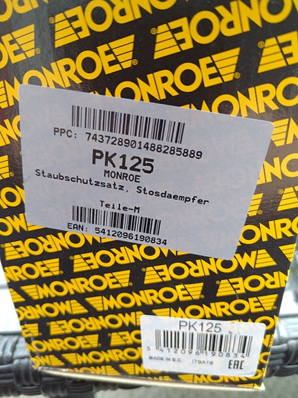 BMW iskunvaimentimen pölysuojasarja Monroe PK125