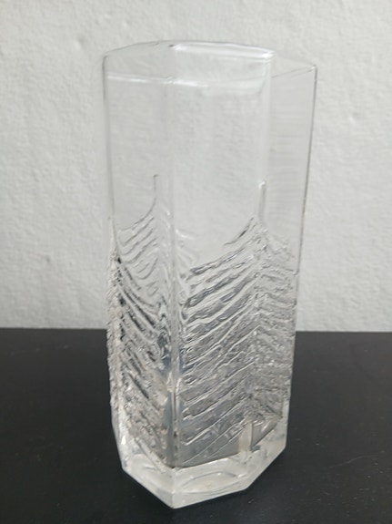Iittala kuusi lasimaljakko kirkas