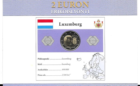 2 EURON erikoislyönti Luxenburg 2010