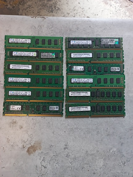 Samsung / Micron / HP DDR3 RAM-muistitietokoneeseen, useita kammioita