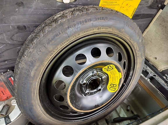 Volvo varapyörä.