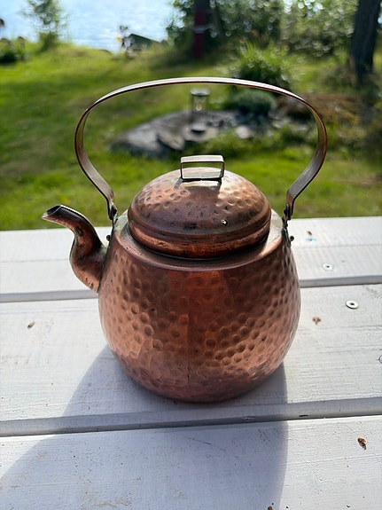 kuparinen kahvipannu