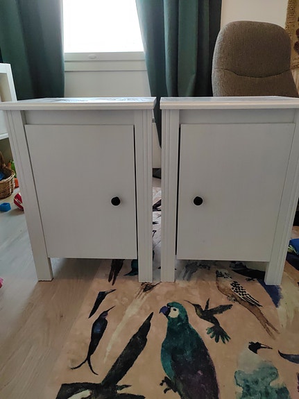 Ikea Brusali-yöpöydät