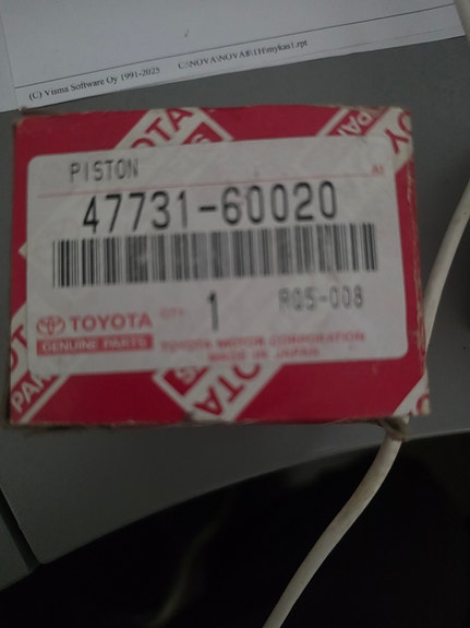 Toyota jarrumännän osa alkuperäinen