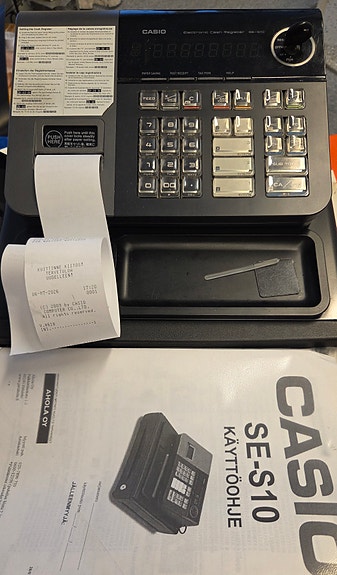 Casio SE-S10 kassakone