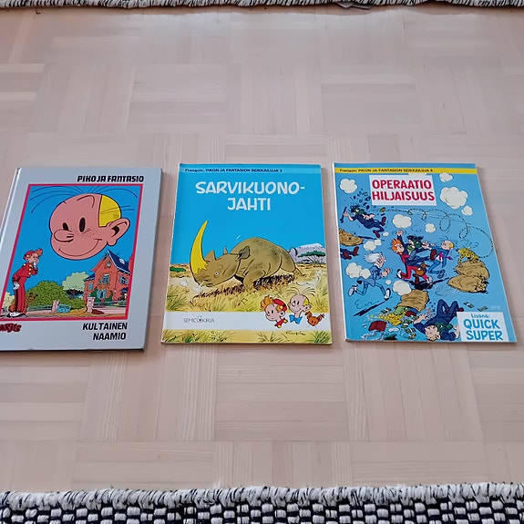 Piko ja Fantasio sarjikset 3 kpl
