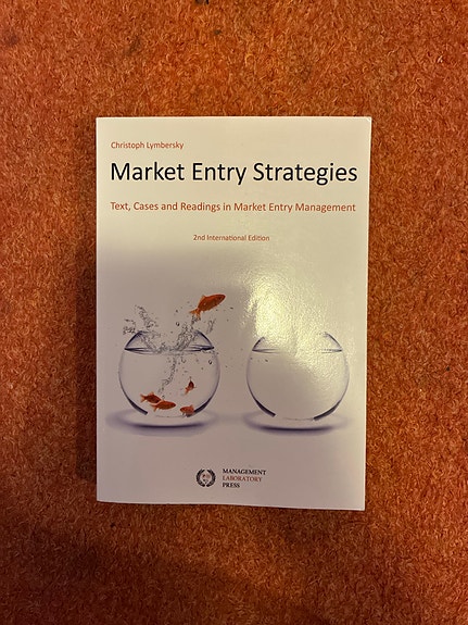 Market Entry Strategies -liiketoiminnan ja taloustieteen oppikirja