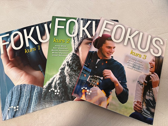Fokus 1–3 – ruotsin oppikirjat