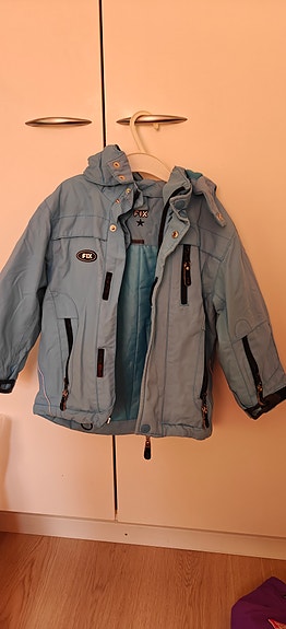 Fix lasten talvitakki koko 98 sininen unisex