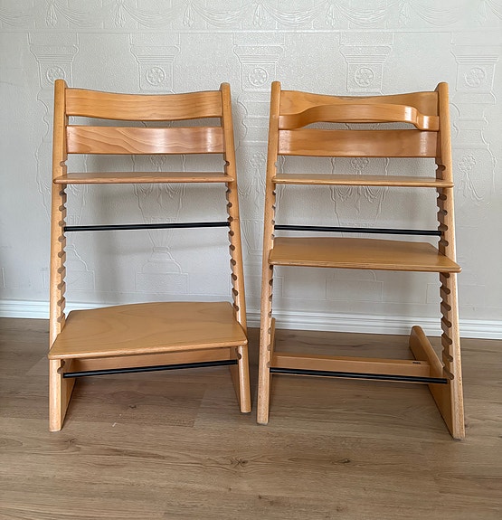 Stokke Tripp Trapp syöttötuolit 2kpl