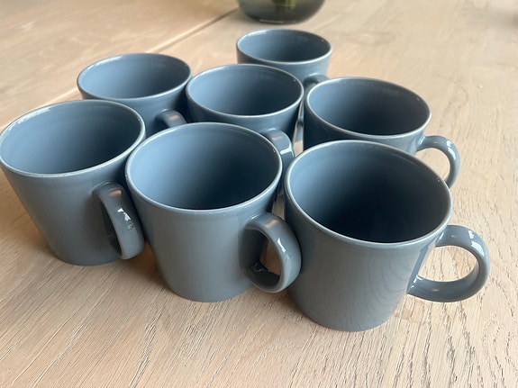 Iittala Teema harmaat mukit 7kpl