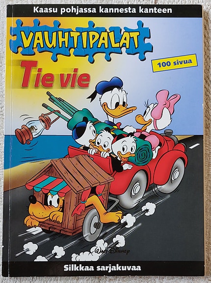 Aku Ankka  Vauhtipalat Tie vie